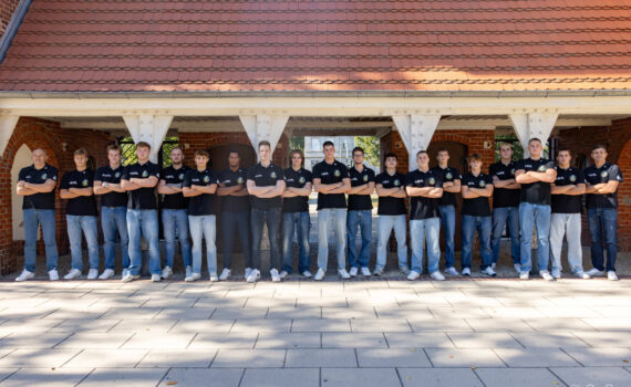 Das Wasserball-Bundesliga-Team der Potsdam Orcas für die Saison 2024/25. (Foto: S.Seifert)