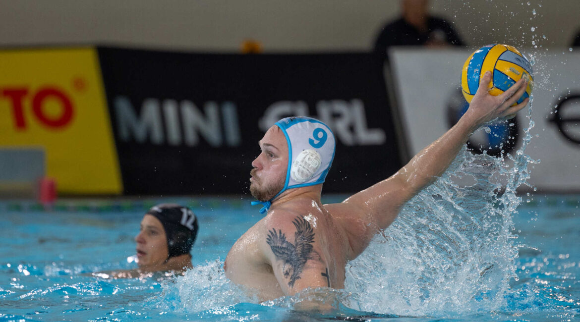 auf dem Bild: Potsdams Dauerbrenner Ferdinand Korbel bestritt sein 200. Bundesliga-Match für die Orcas: Der Center entwickelte sich aus dem eigenen Nachwuchs bis in die Bundesliga und Nationalmannschaft. (Foto: S.Seifert)