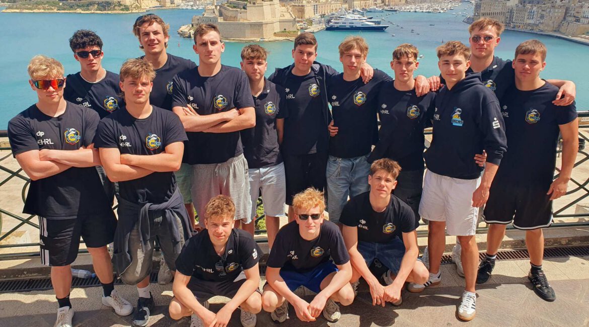 Zur unmittelbaren Vorbereitung waren Potsdams U18-Wasserballer beim „Easter U18 International“ auf Malta – hier beim Sightseeing in der Hauptstadt Valetta. (Foto: André Laube)