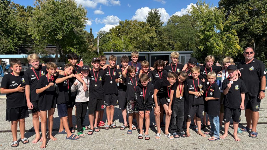 Mit gleich 3 Mannschaften waren die Altersklassen U10, U12 und U14 Potsdam Orcas beim jährlichen Stachow Pokal in Neukölln vertreten. Foto:privat