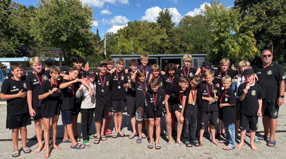 Mit gleich 3 Mannschaften waren die Altersklassen U10, U12 und U14 Potsdam Orcas beim jährlichen Stachow Pokal in Neukölln vertreten. Foto:privat
