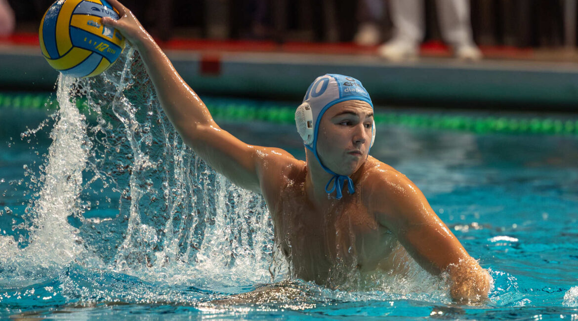 Mit vielen guten Momenten in seinen ersten Männerspielen: Jugend-Nationalspieler Elias Göthke. (Foto: S. Seifert)