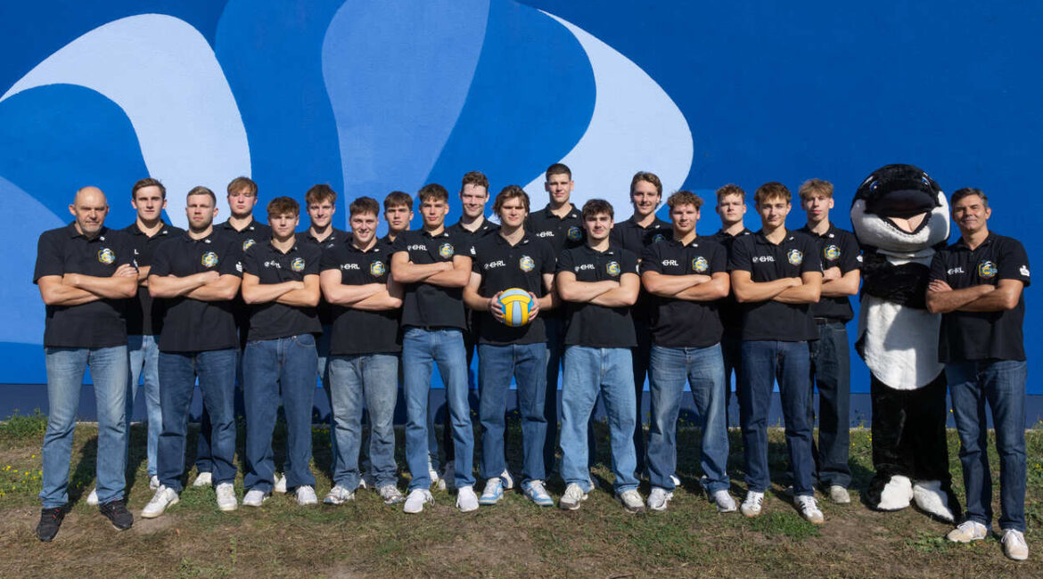 auf dem Bild: Das Wasserball-Bundesliga-Team der Potsdam Orcas für die Saison 2025/26. (Foto: S.Seifert)