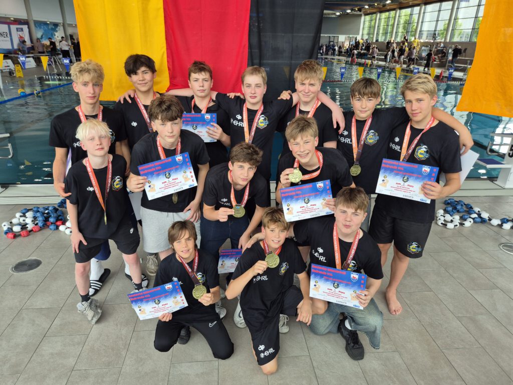 Großartige Teamleistung: Die Potsdamer U14 sicherte sich nach Silber im Pokal nun Bronze in der deutschen Meisterschaft. (Foto: privat)
