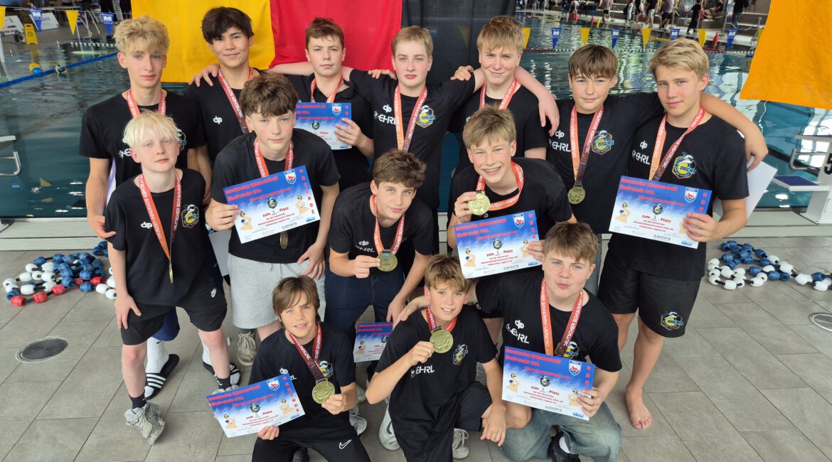 Großartige Teamleistung: Die Potsdamer U14 sicherte sich nach Silber im Pokal nun Bronze in der deutschen Meisterschaft. (Foto: privat)